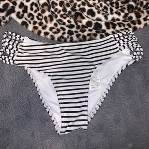 Hollister striped bikini bottoms